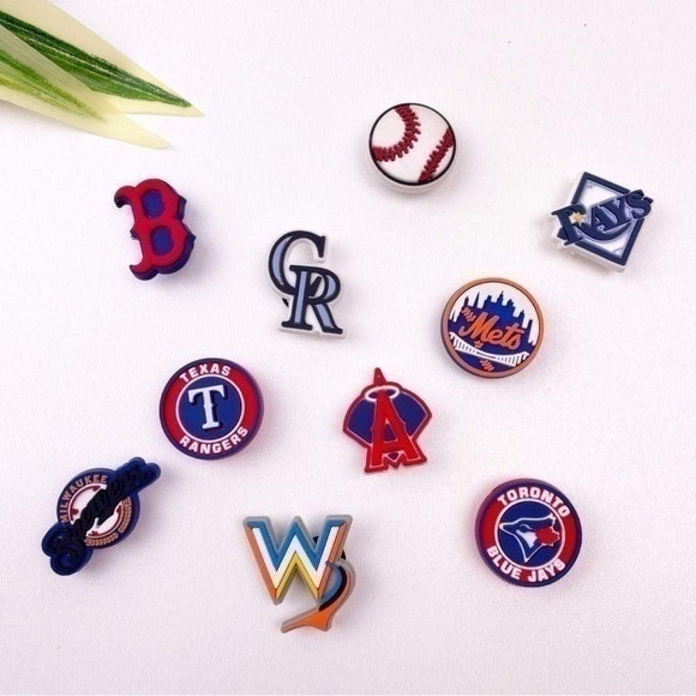 Assorted MLB Croc Charm Jibbitz
